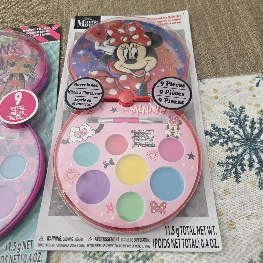 Disney Minnie Mouse Kids Makeup Set - Pink and Purple
